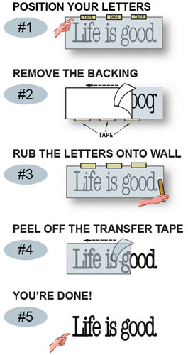 Vinyl Decal Install Instructions